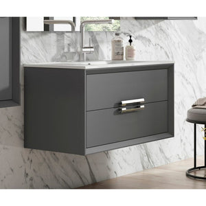 Lucena Bath 4259 32" Grey Décor Tirador Vanity