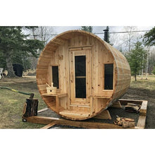 Load image into Gallery viewer, Dundalk Barrel Sauna Canadian Timber Tranquility CTC2345W