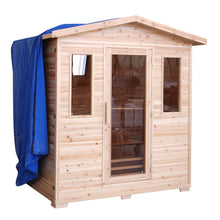 Load image into Gallery viewer, SUNRAY HL400D CAYENNE INFRARED SAUNA 79&quot; X 52&quot; X 83&quot;