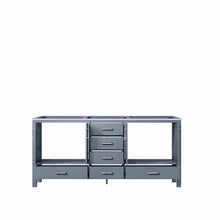 Load image into Gallery viewer, Lexora LJ342272DB00000 Jacques 72&quot; Dark Grey Vanity Cabinet Only
