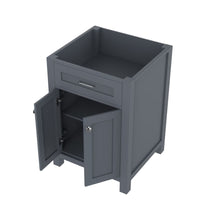 Load image into Gallery viewer, Alya Bath HE-101-24-G Norwalk 24 inch Vanity in GRAY with No Top