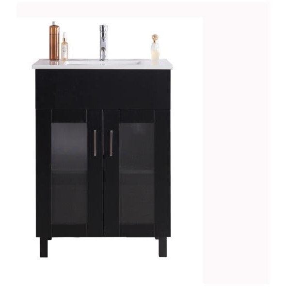 LAVIVA 31321529-24E-CB Nova 24 - Espresso Cabinet + Ceramic Basin Counter