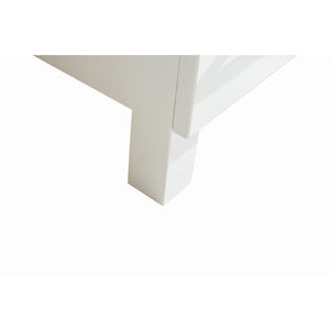 LAVIVA 31321529-24W-CB Nova 24 - White Cabinet + Ceramic Basin Counter