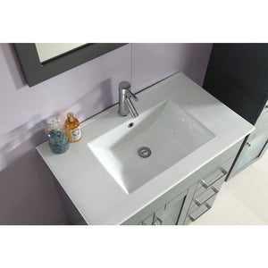 LAVIVA 31321529-32G-CB Nova 32 - Grey Cabinet + Ceramic Basin Counter