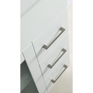 LAVIVA 31321529-32W-CB Nova 32 - White Cabinet + Ceramic Basin Counter