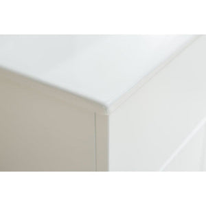LAVIVA 31321529-36W-CB Nova 36 - White Cabinet + Ceramic Basin Counter