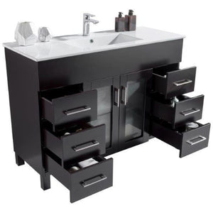 LAVIVA 31321529-48E-CB Nova 48 - Espresso Cabinet + Ceramic Basin Counter
