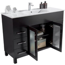 Load image into Gallery viewer, LAVIVA 31321529-48E-CB Nova 48 - Espresso Cabinet + Ceramic Basin Counter