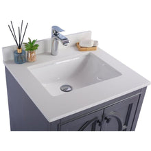 Load image into Gallery viewer, LAVIVA 313613-24G-WQ Odyssey - 24 - Maple Grey Cabinet + White Quartz Counter