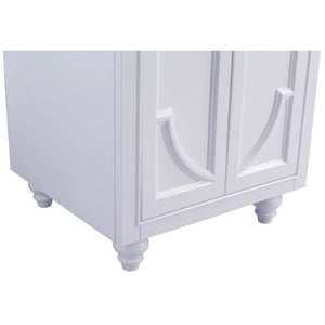 LAVIVA 313613-24W-WQ Odyssey - 24 - White Cabinet + White Quartz Counter