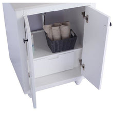 Load image into Gallery viewer, LAVIVA 313613-24W-WQ Odyssey - 24 - White Cabinet + White Quartz Counter