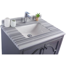 Load image into Gallery viewer, LAVIVA 313613-30G-WS Odyssey - 30 - Maple Grey Cabinet + White Stripes Counter