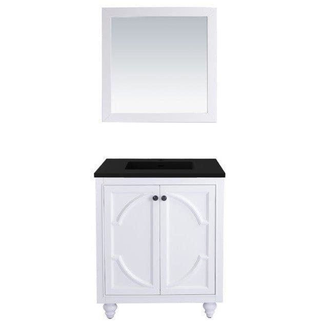 LAVIVA 313613-36G-WC Odyssey - 36 - Maple Grey Cabinet + White Carrera Counter