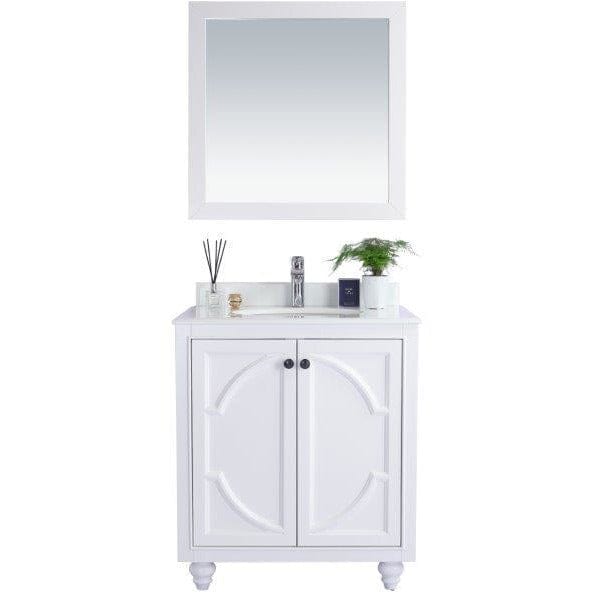 LAVIVA 313613-30W-PW Odyssey - 30 - White Cabinet + Pure White Counter