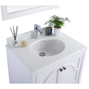 LAVIVA 313613-30W-PW Odyssey - 30 - White Cabinet + Pure White Counter