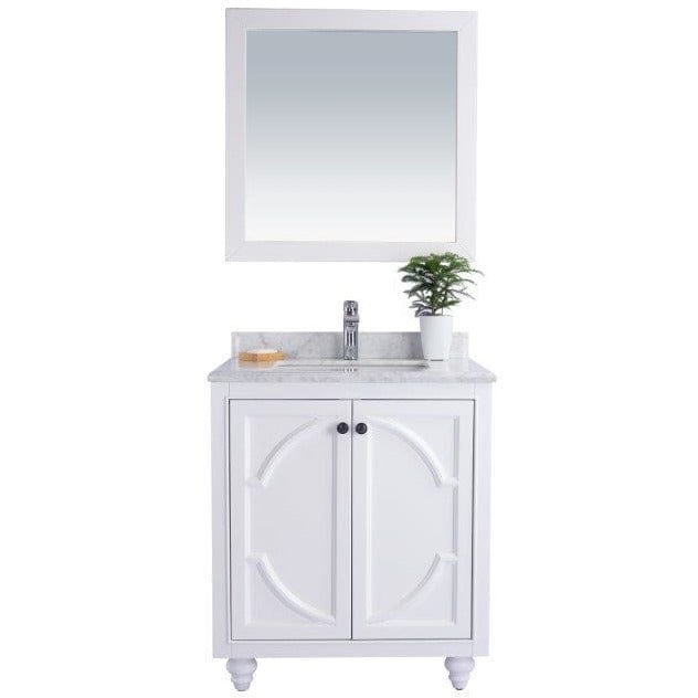 LAVIVA 313613-30W-WC Odyssey - 30 - White Cabinet + White Carrera Counter