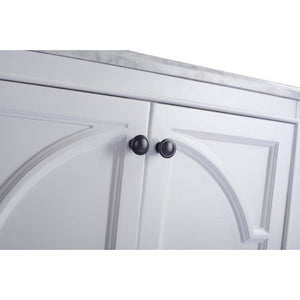 LAVIVA 313613-36G-WC Odyssey - 36 - Maple Grey Cabinet + White Carrera Counter