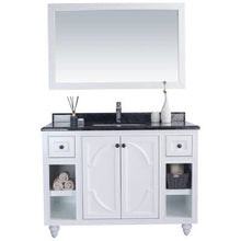 Load image into Gallery viewer, LAVIVA 313613-48W-BW Odyssey - 48 - White Cabinet + Black Wood Counter