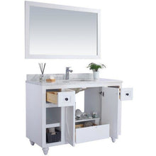 Load image into Gallery viewer, LAVIVA 313613-48W-MW Odyssey - 48 - White Cabinet + Matte White VIVA Stone Solid Surface Countertop