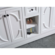 Load image into Gallery viewer, LAVIVA 313613-60W-BW Odyssey - 60 - White Cabinet + Black Wood Counter