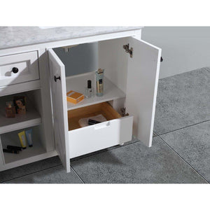 LAVIVA 313613-60W-WC Odyssey - 60 - White Cabinet + White Carrera Counter