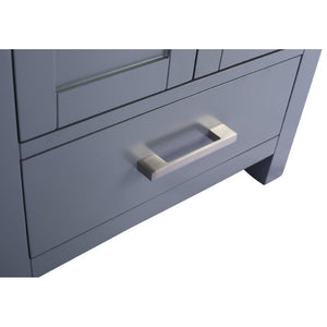 LAVIVA 313ANG-24G-WC Wilson 24 - Grey Cabinet + White Carrara Countertop