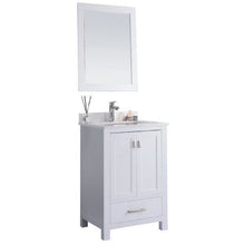 Load image into Gallery viewer, LAVIVA 313ANG-24W-WQ Wilson 24 - White Cabinet + White Quartz Countertop