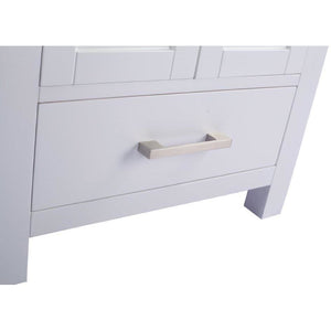 LAVIVA 313ANG-24W-WS Wilson 24 - White Cabinet + White Stripe Countertop