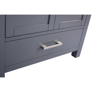 LAVIVA 313ANG-30G-WC Wilson 30 - Grey Cabinet + White Carrara Countertop