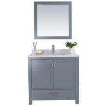 Load image into Gallery viewer, LAVIVA 313ANG-36G-WC Wilson 36 - Grey Cabinet + White Carrara Countertop