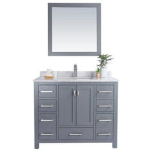 Load image into Gallery viewer, LAVIVA 313ANG-42G-WC Wilson 42 - Grey Cabinet + White Carrara Countertop
