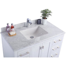 Load image into Gallery viewer, LAVIVA 313ANG-42W-WC Wilson 42 - White Cabinet + White Carrara Countertop