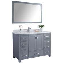 Load image into Gallery viewer, LAVIVA 313ANG-48G-WC Wilson 48 - Grey Cabinet + White Carrara Countertop