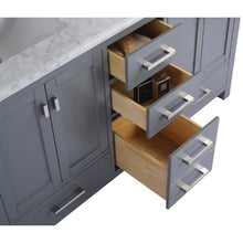 Load image into Gallery viewer, LAVIVA 313ANG-60G-BW Wilson 60 - Grey Cabinet + Black Wood Countertop