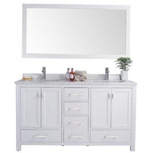 Load image into Gallery viewer, LAVIVA 313ANG-60W-WC Wilson 60 - White Cabinet + White Carrara Countertop