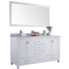 Load image into Gallery viewer, LAVIVA 313ANG-60W-WC Wilson 60 - White Cabinet + White Carrara Countertop