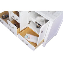 Load image into Gallery viewer, LAVIVA 313ANG-60W-WS Wilson 60 - White Cabinet + White Stripe Countertop