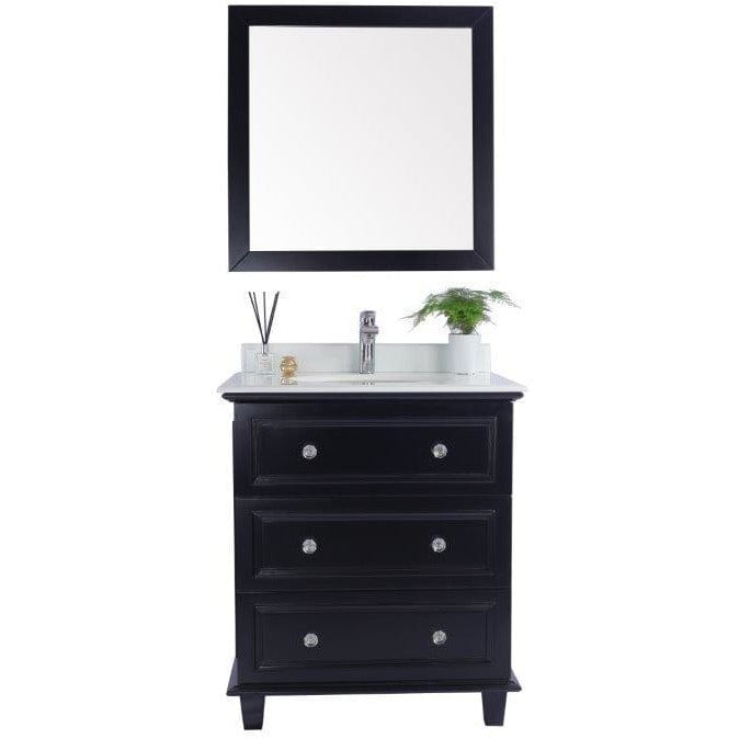 LAVIVA 313DVN-30E-PW Luna - 30 - Espresso Cabinet + Pure White Counter