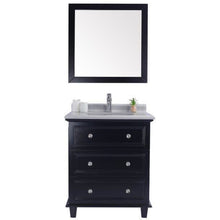 Load image into Gallery viewer, LAVIVA 313DVN-30E-WS Luna - 30 - Espresso Cabinet + White Stripes Counter