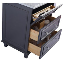 Load image into Gallery viewer, LAVIVA 313DVN-30G-BW Luna - 30 - Maple Grey Cabinet + Black Wood  Counter