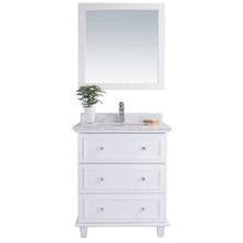 Load image into Gallery viewer, LAVIVA 313DVN-30W-WC Luna - 30 - White Cabinet + White Carrara Counter