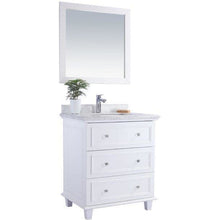 Load image into Gallery viewer, LAVIVA 313DVN-30W-WC Luna - 30 - White Cabinet + White Carrara Counter
