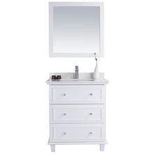 Load image into Gallery viewer, LAVIVA 313DVN-30W-WQ Luna - 30 - White Cabinet + White Quartz  Counter