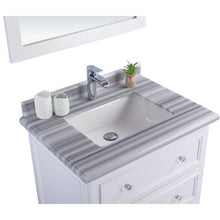 Load image into Gallery viewer, LAVIVA 313DVN-30W-WS Luna - 30 - White Cabinet + White Stripes Counter
