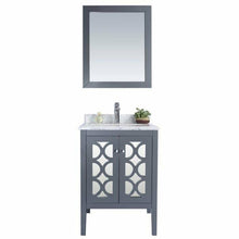 Load image into Gallery viewer, LAVIVA 313MKSH-24G-WC Mediterraneo - 24 - Grey Cabinet + White Carrera Counter