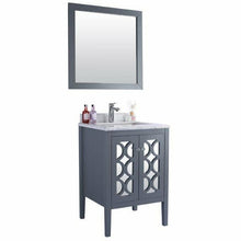 Load image into Gallery viewer, LAVIVA 313MKSH-24G-WC Mediterraneo - 24 - Grey Cabinet + White Carrera Counter