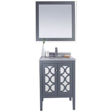 Load image into Gallery viewer, LAVIVA 313MKSH-24G-WS Mediterraneo - 24 - Grey Cabinet + White Stripes Counter