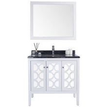 Load image into Gallery viewer, LAVIVA 313MKSH-36W-BW Mediterraneo - 36 - White Cabinet + Black Wood Counter