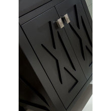 Load image into Gallery viewer, LAVIVA 313YG319-24B-MB Wimbledon - 24 - Brown Cabinet + Matte Black VIVA Stone Solid Surface Countertop