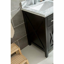 Load image into Gallery viewer, LAVIVA 313YG319-24B-WC Wimbledon - 24 - Brown Cabinet + White Carrera Counter